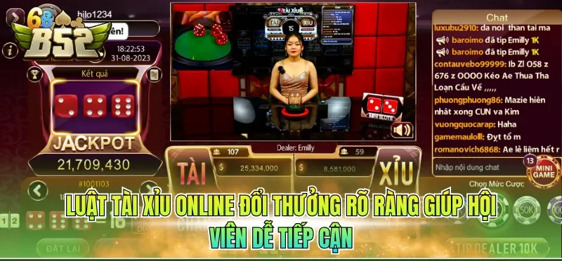 Tài Xỉu Online Đổi Thưởng Và Luật Chơi Dễ Hiểu Cho Người Mới 2 Luật tài xỉu online đổi thưởng rõ ràng giúp hội viên dễ tiếp cận