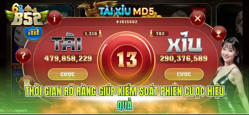 Tài Xỉu Online Đổi Thưởng Và Luật Chơi Dễ Hiểu Cho Người Mới 3 Thời gian rõ ràng giúp kiểm soát phiên cược hiệu quả